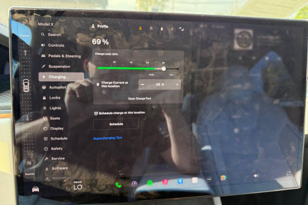 Sample Picture of Dashboard Charging Report