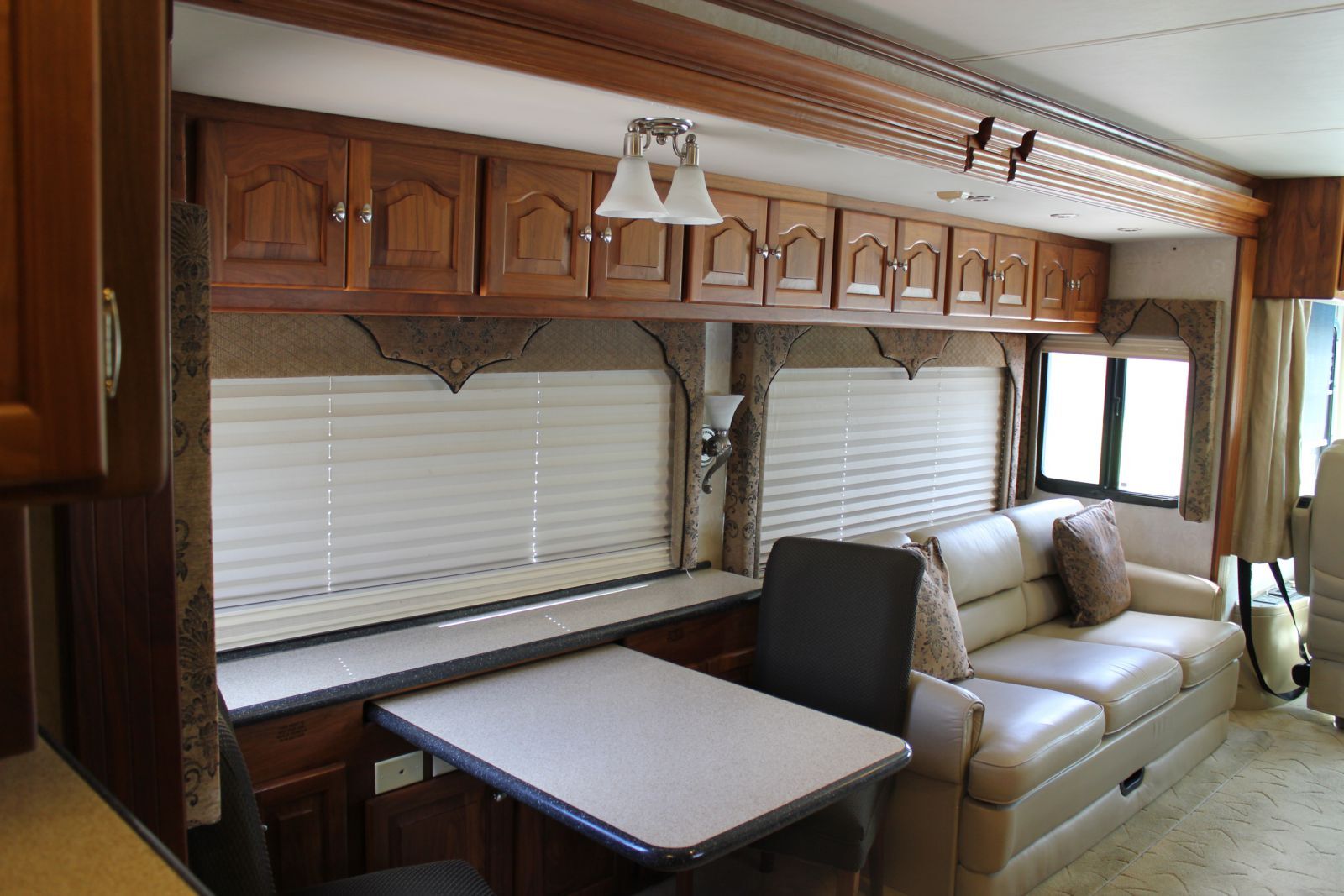 (Sample) The living area of a 2005 Tiffin Allegro Bus